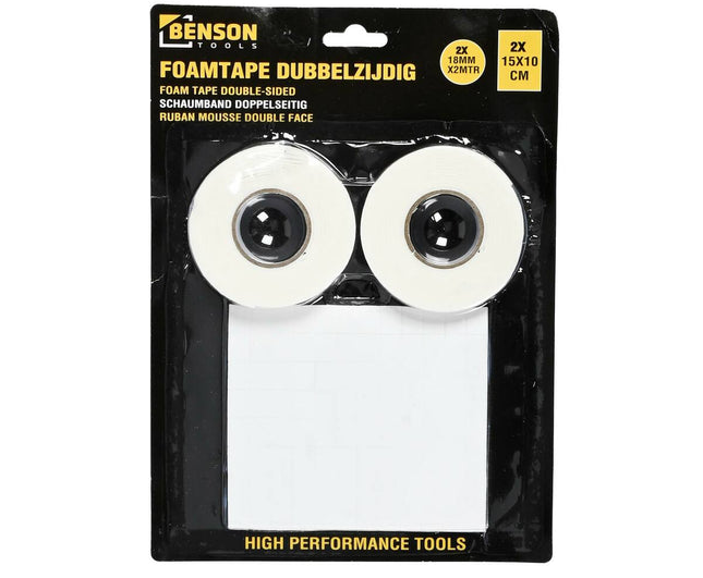 Dubbelzijdige Foamtape Set - Sterke hechting voor diverse materialen