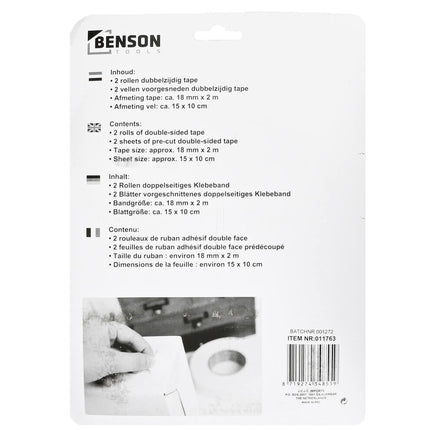 Dubbelzijdige Foamtape Set - Sterke hechting voor diverse materialen