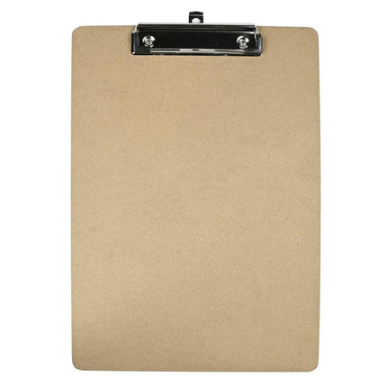 Klembord A4 Hout - 32x23cm, Stevige Klem voor Kantoor en Werkplaats