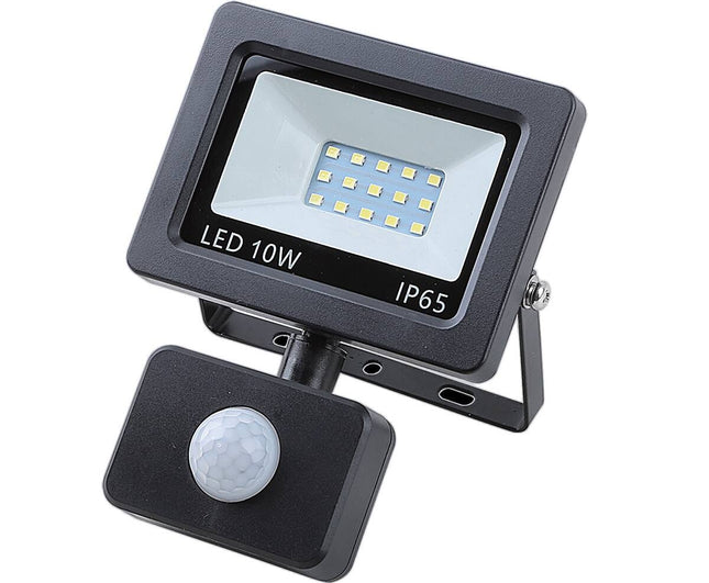 LED Straler 10W SMD 700lm 6000K IP65 met Bewegingssensor