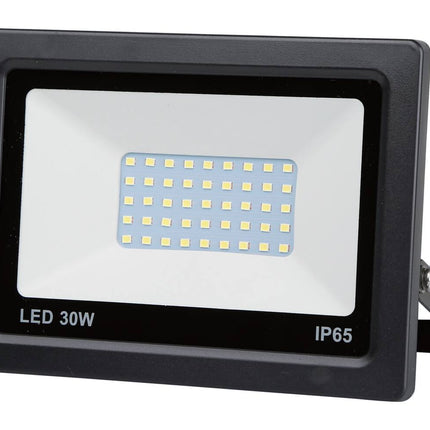 LED Straler Flat 30W SMD IP65 - Ideaal voor Tuinen en Werkplaatsen