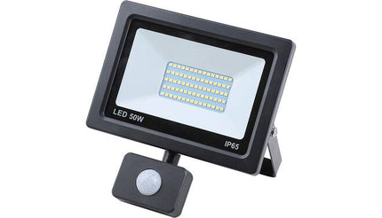 LED Straler 50W SMD, 3500lm, 6000K, IP65, Sensor, Binnen/Buiten