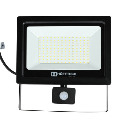 LED Straler 100W SMD, IP44, Sensor, 7600lm, 6000K, voor Tuinverlichting