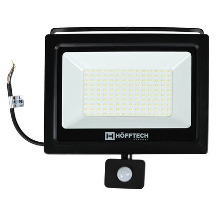 LED Straler 100W SMD, IP44, Sensor, 7600lm, 6000K, voor Tuinverlichting