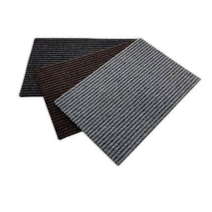 Antislip Deurmat 40x60cm, Vuilafstotend, Antraciet/Bruin/Grijs