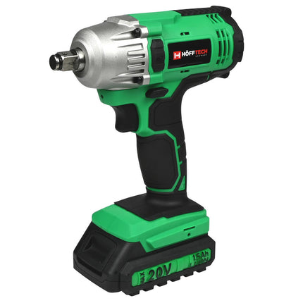 Accu Slagmoersleutel 20V, 380Nm, LED, 4 Doppen voor Autowielen