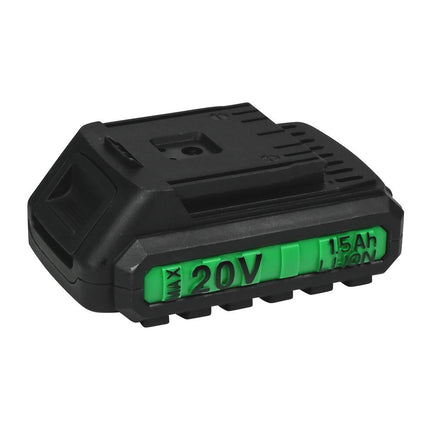 Accu Slagmoersleutel 20V, 380Nm, LED, 4 Doppen voor Autowielen