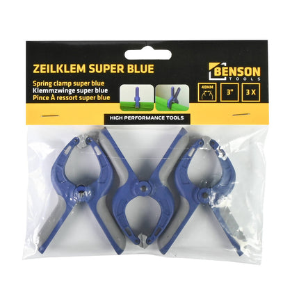 Zeilklem 35mm 90mm 3dlg - Ideaal voor Tentzeilbevestiging