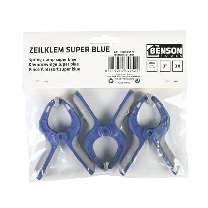 Zeilklem 35mm 90mm 3dlg - Ideaal voor Tentzeilbevestiging