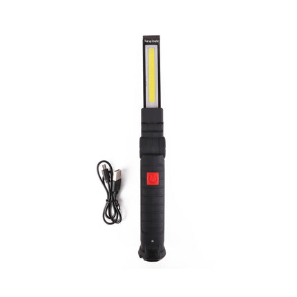 LED Lamp 3W COB SMD, Oplaadbaar, 2000mAh, 271x58x35mm, Flexibele Magneet