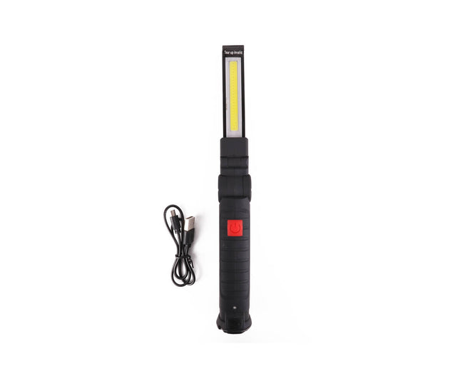 LED Lamp 3W COB SMD, Oplaadbaar, 2000mAh, 271x58x35mm, Flexibele Magneet