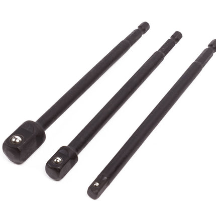 Bit Verloop 1/4-3/8-1/2", 150mm Lengte, Voor Moeilijke Toegang