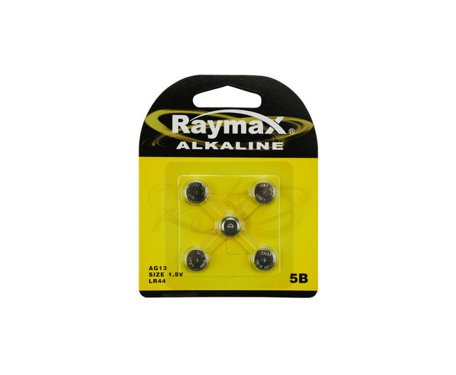 Raymax 1.5V AG13/LR44 Alkaline Batterijen - 5 stuks voor Horloges