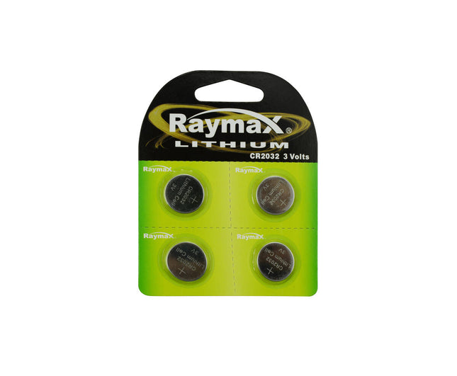 Raymax CR2032 3V Lithium Batterijen - 4 stuks voor Horloges & Meer