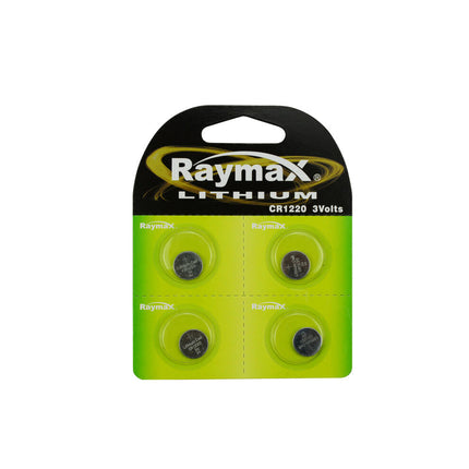 Raymax CR1220 3V Lithium Knoopcel - 4 Stuks voor Horloges
