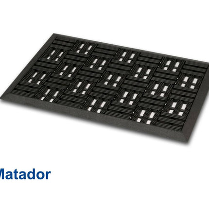 Deurmat Rubber Matador 45x75 cm, vuilschraper voor schone entree