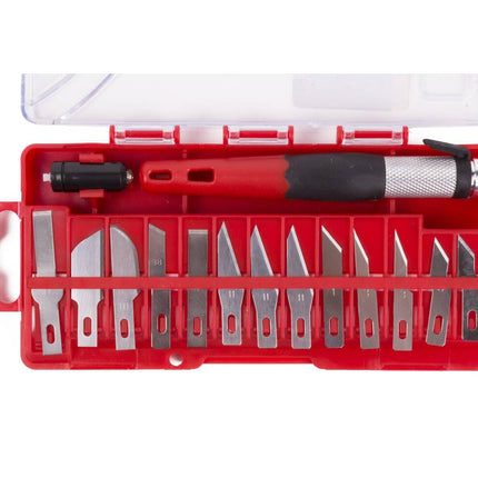15-delige Precisie Hobbymessenset met LED voor Modelbouw en Kunst.