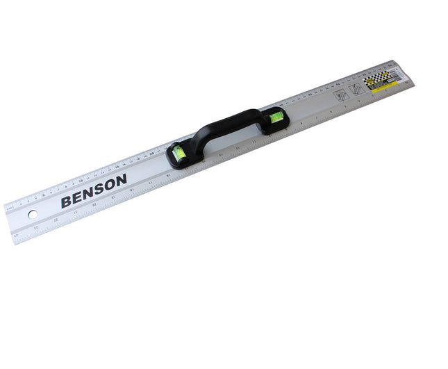 Liniaal 60cm Aluminium, Waterpas met Grip, Ideaal voor Aftekenen
