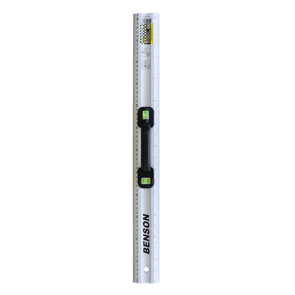 Liniaal 60cm Aluminium, Waterpas met Grip, Ideaal voor Aftekenen