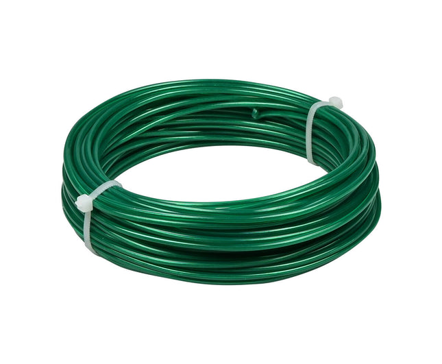 Groen PVC binddraad 2mm 15m, ideaal voor plantenondersteuning