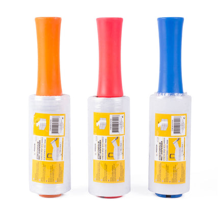 Stretchfolie 14x750 cm met Hand Dispenser, ideaal voor bundelen.