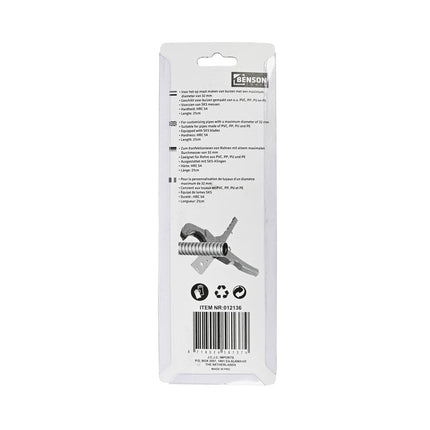 Pijpensnijder 6-32 mm met SK5 messen voor PVC/PP/PU/PE buizen.
