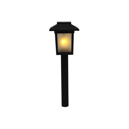 Tuinlamp Solar 34.5 cm, Flame Effect, 10x SMD LED, IP X4, 2000K