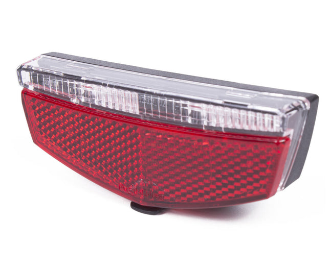 Fiets Achterlicht: 2 LED's, Reflector, IPX3, 50/80mm Bagagedrager