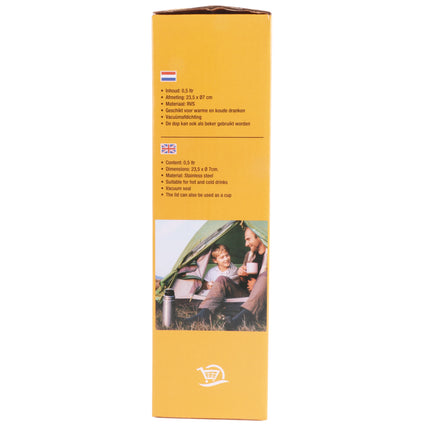 Thermosfles 0.5 ltr RVS