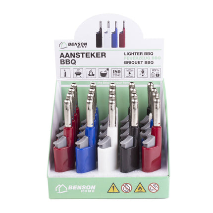 Aansteker BBQ 12,4 cm, Veilig, Compact, Stijlvol, Perfect voor Grills