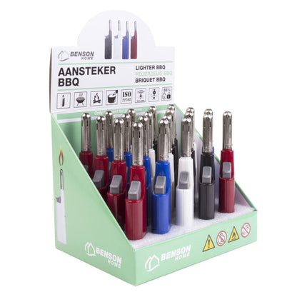 Aansteker BBQ 12,4 cm, Veilig, Compact, Stijlvol, Perfect voor Grills
