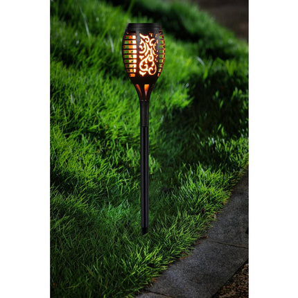 Solar Tuinlamp Fakkel 48.5 cm, 12 LED's, Flame Effect, Oplaadbaar