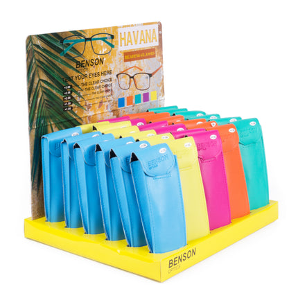 Leesbril havana + etui mix display