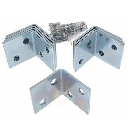 Winkelverbinder 8 Stk. 30x30x30mm, ideal für rechtwinklige Verbindungen.