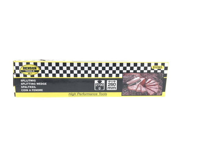 Splijtwig 260mm 2700g - Essentieel voor Efficiënt Houtkloven