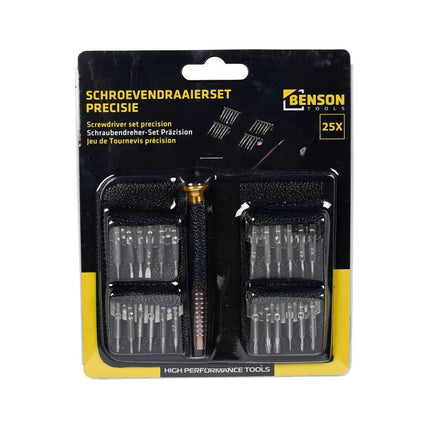 25-delige Precisie Schroevendraaierset voor Smartphone Reparaties