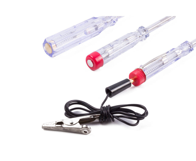 Spanningszoeker Set 3-delig: Meet 6-220V met 10/14/19 cm tools