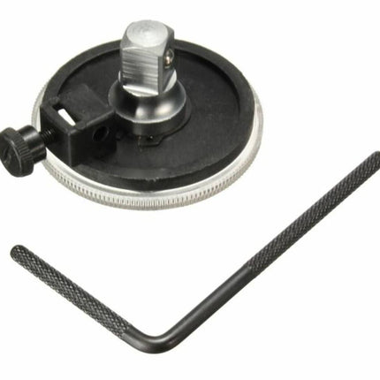 Draaihoekmeter 1/2", 360° nauwkeurig, ideaal voor bouten en moeren.