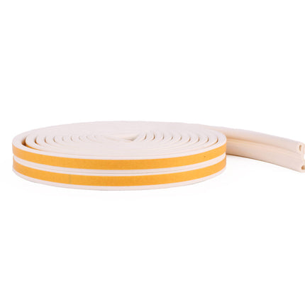 Tochtstrip P-profiel Wit, 2x3m, Water- en Windbestendig voor Ramen/Deuren