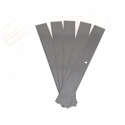 100 mm Behangschrapermesjes Set, 5 stuks - Verwijder behang & verf