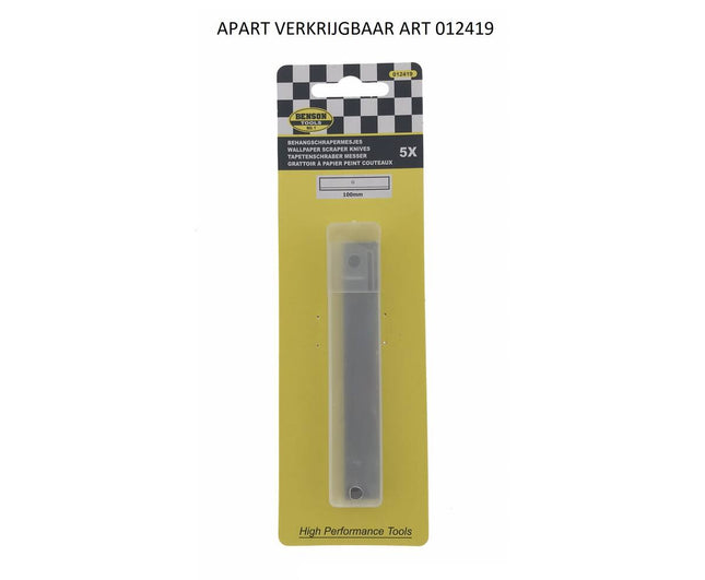 100 mm Behangschrapermesjes Set, 5 stuks - Verwijder behang & verf