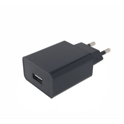 USB-A Lader 2A Zwart, Snel Opladen voor Smartphones/Tablets