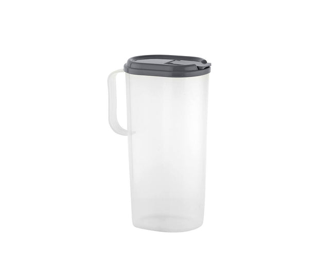 Transparante 1.8L Plastic Schenkkan met Deksel voor Dranken