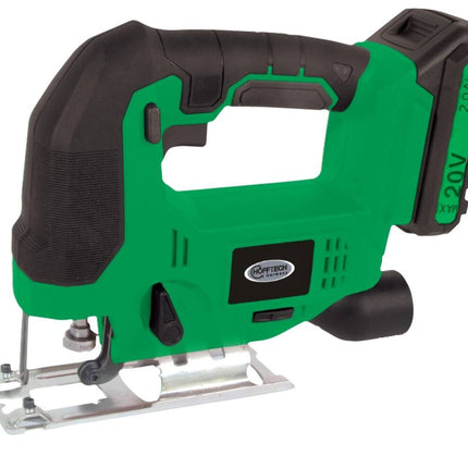 Accu Decoupeerzaag 20V 2000 mAh, 0-2500 RPM, Zaagdiepte 65mm Hout