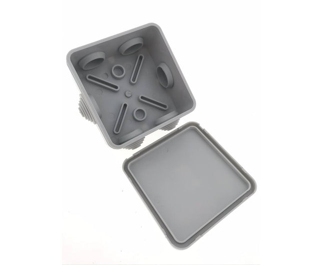 Lasdoos 80x80x40mm IP65, Stof- en Waterdicht, Ideaal voor Tuinverlichting