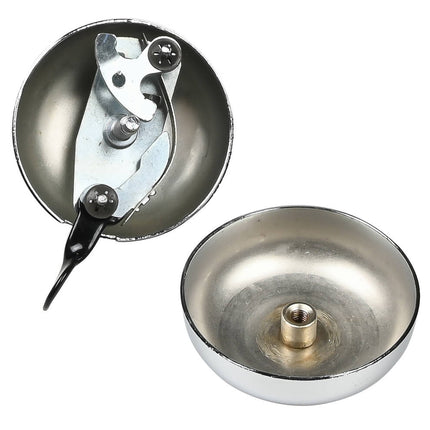 Chromen Ding-Dong Fietsbel 65mm: Helder Geluid voor Veilig Fietsen
