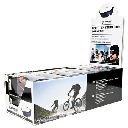 Beschermbril/ sportbril/ zonnebril CE keur display – lichtgewicht