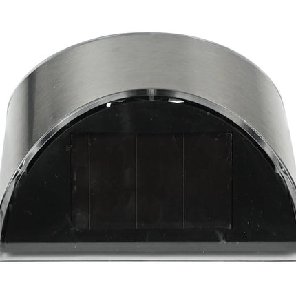 Solar LED Lamp RVS 4 SMD 1.2V 300mAh IP44 voor Tuin & Badkamer