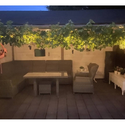 Solar LED Lichtsnoer 10 dlg, 6 mtr, 1000mAh, IP44, voor buitengebruik