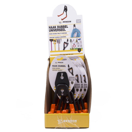 Dubbele Haak 70x60mm: Ideaal voor Gereedschap & Accessoires.